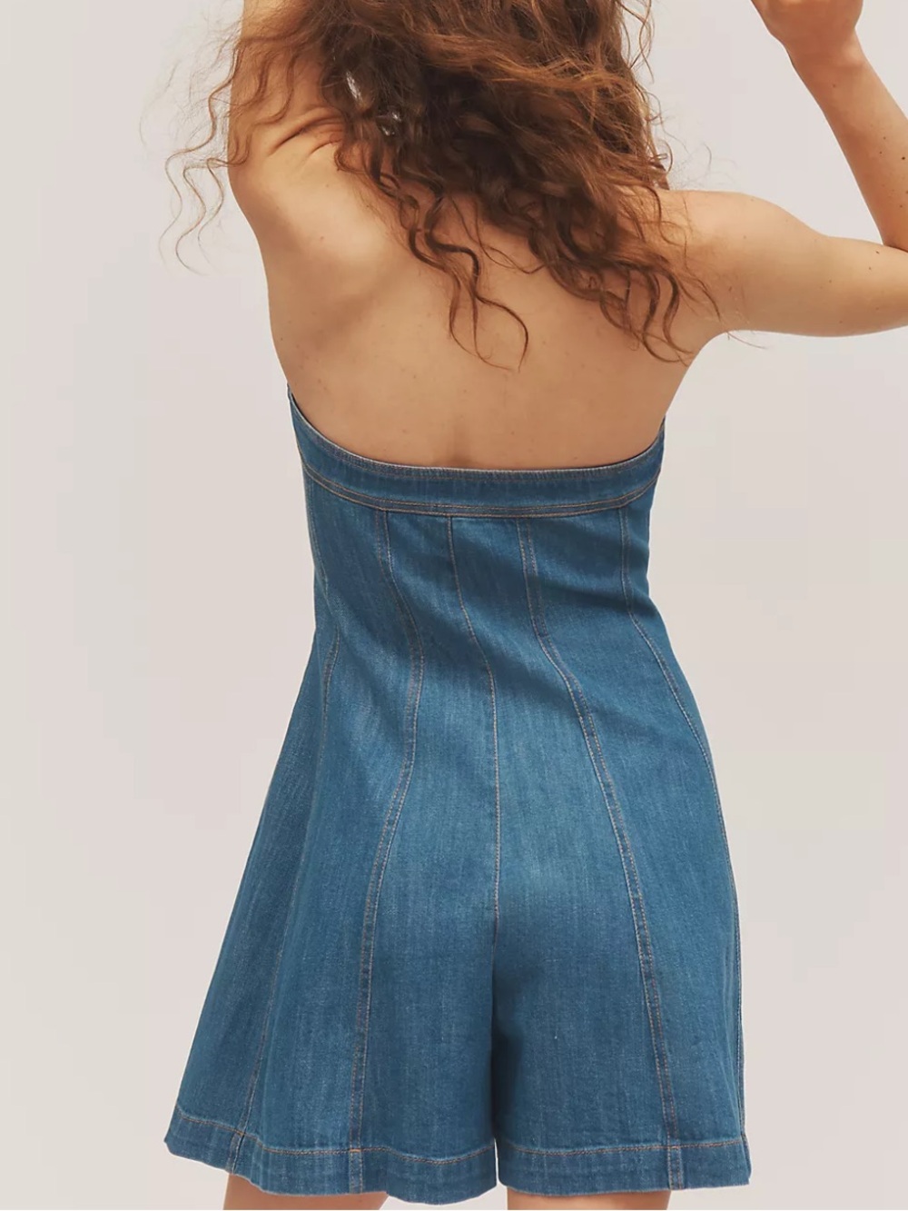 Pilcro Strapless Sweetheart Romper NWT size 8 - Picture 7 of 7
